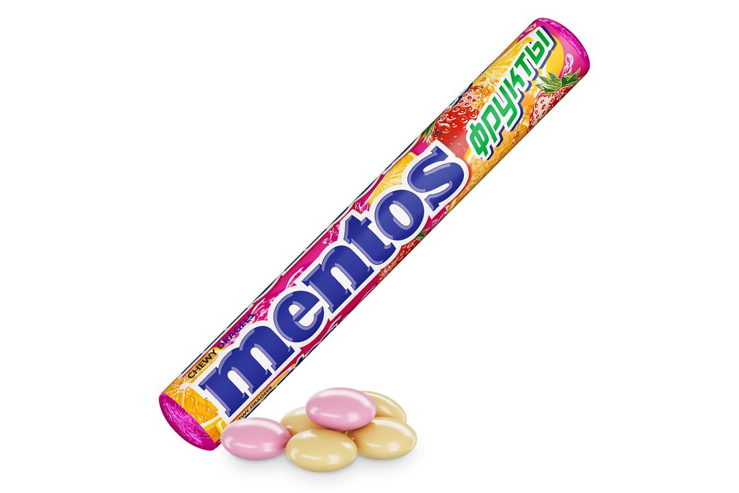 

Жевательные драже Mentos Фрукты 37.5 г