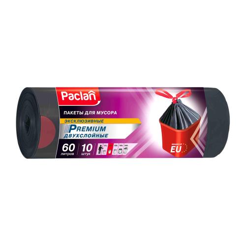 

Мешки для мусора Paclan Premium 60 л, 10 шт