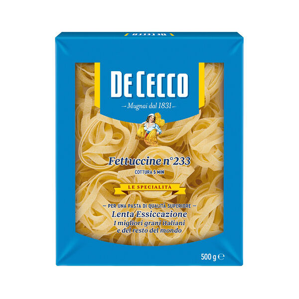 Макаронные изделия De Cecco из твердых сортов пшеницы Феттучине-233 500г.
