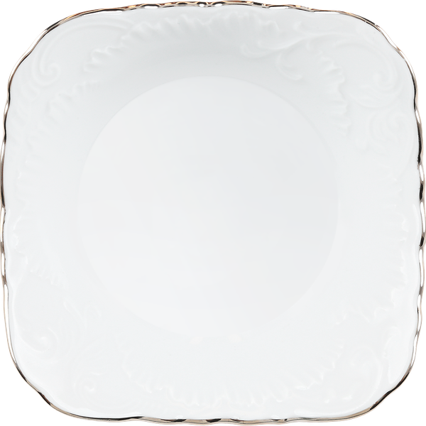 Салатник CMIELOW Rococo 14см платиновая отводка, фарфор