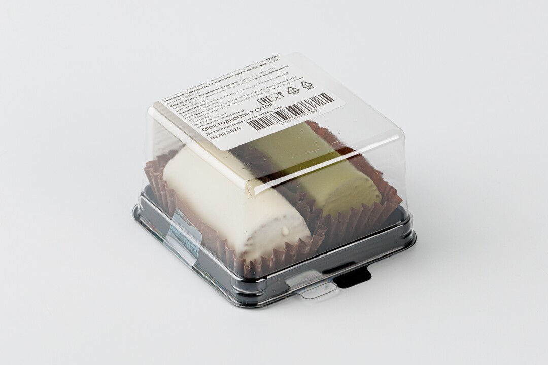 

Пирожное Картошка ассорти белый шоколад-матча 110 г