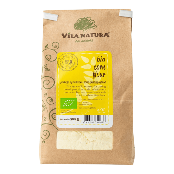 Мука кукурузная Vila Natura мелкого помола, 500г