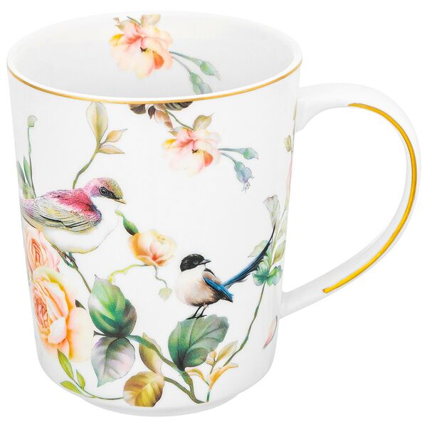 Кружка Elan Gallery Певчие птички 360 мл фарфор