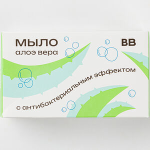 Мыло "Алоэ вера" с антибактериальным эффектом