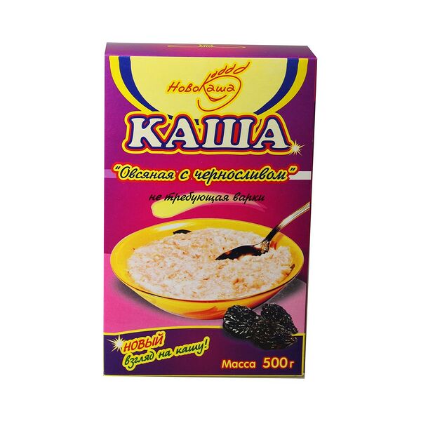 Каша овсяная НовоКаша с черносливом 500г