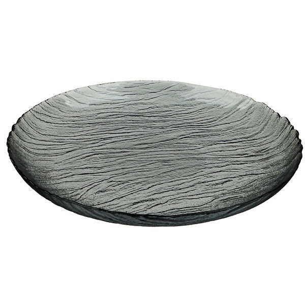 Осз тарелка десертная 19см, вулкан графит, стекло