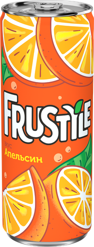 

Газированный напиток Frustyle Апельсин 0.33 л