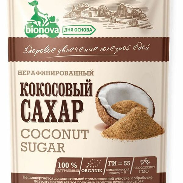 Органический кокосовый сахар Bionova