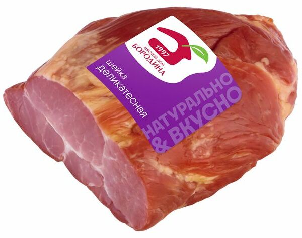 Шейка сырокопченая Люкс ТМ Мясной дом Бородина