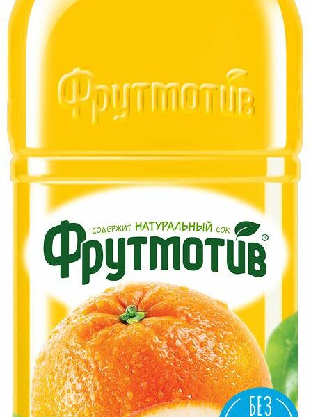 Напиток сокосодержащий Фрутмотив Апельсин, 1.5 л