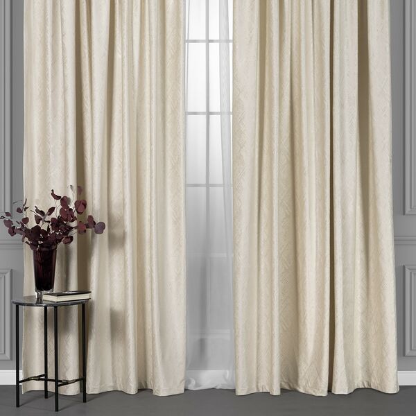 Штора на ленте Daily by T Венуа, 200х260 см, полиэстер, экрю, 1 шт.