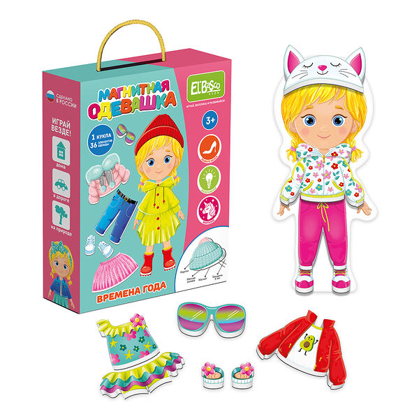 Магнитная игра-одевашка Времена года ET05-006