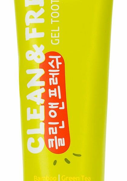 Зубная паста Consly Clean&Fresh гелевая с экстрактами бамбука и зеленого чая 105г