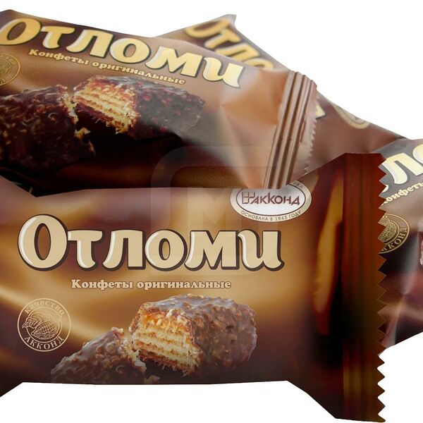 Акконд Конфеты Отломи вафельн/карам