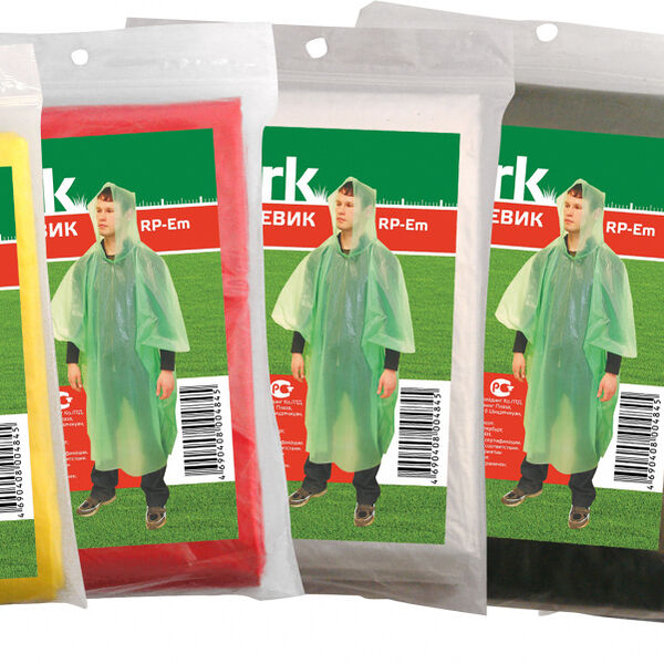 Дождевик PARK Пончо RP-Em 999113, цвет в ассортименте