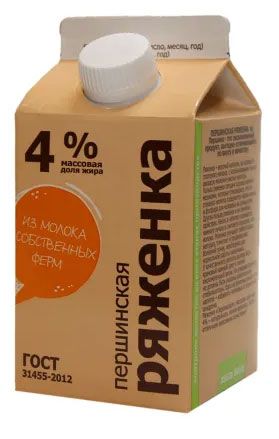 

Ряженка Першинское 4% 500 мл