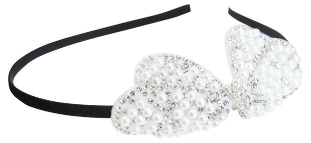 

Ободок для волос B&H Жемчужный бант, карнавальный