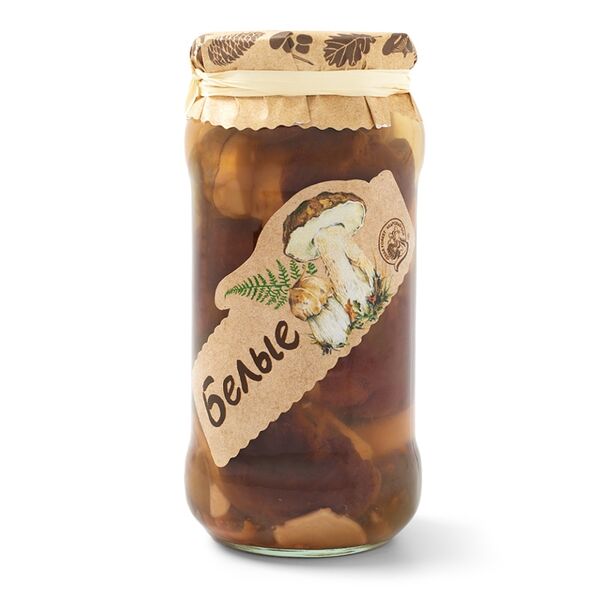 Грибы белые маринованные Кедровый бор целые