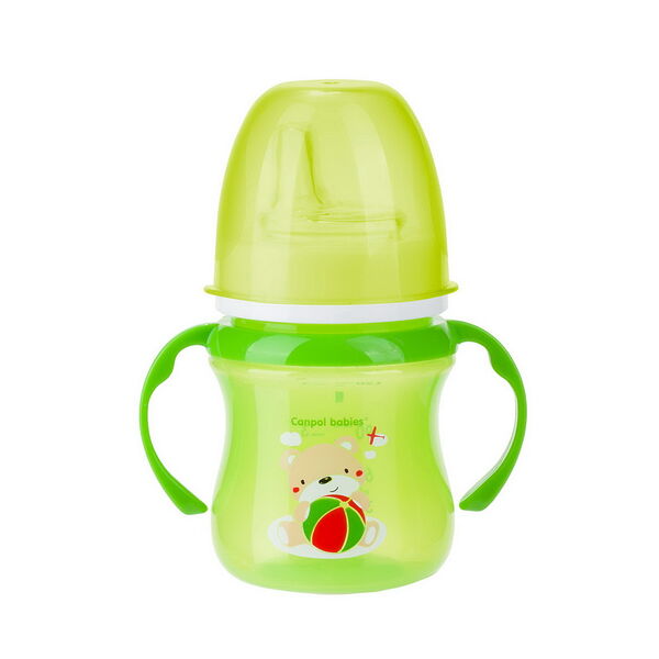 Поильник обучающий 120мл с силиконовым носиком Easy Start Exotic Animals 6+ 35/207_gre