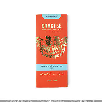 Шоколад Счастье Молочный 30% 70г, Россия
