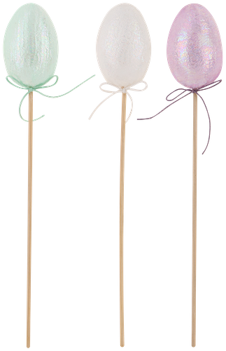 Набор украшений HOMECLUB Яйца 4x4x25см