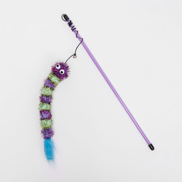 Игрушка для кошек Дразнилка Гусеница, 27х3 см