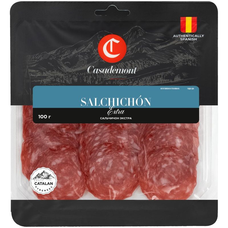 

Колбаса сыровяленая Casademont Сальчичон Экстра нарезка 100 г
