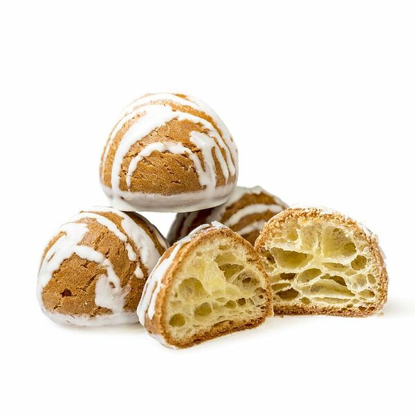 Печенье Печкис сдобное в белой глазури