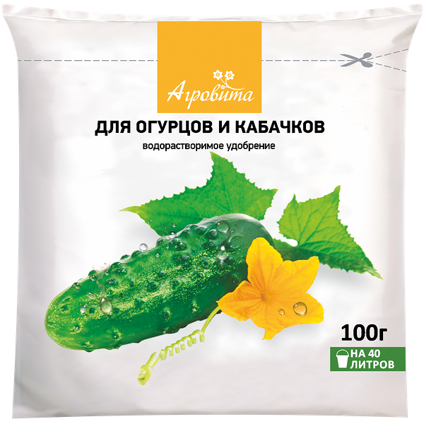 Удобрение минеральное для огурцов и кабачков АГРОВИТА, Арт. НА77