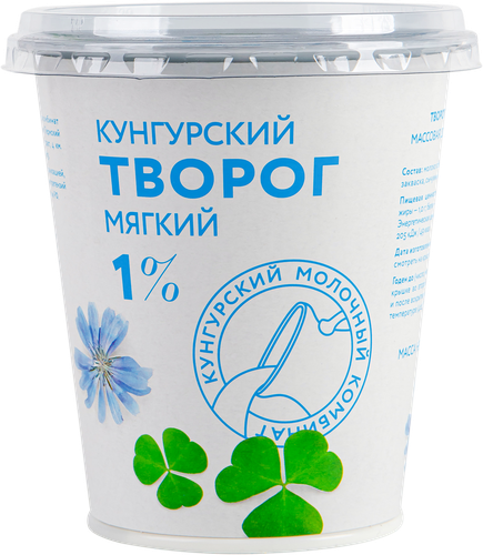 

Творог Кунгурский молочный комбинат Мягкий 1% 300 г