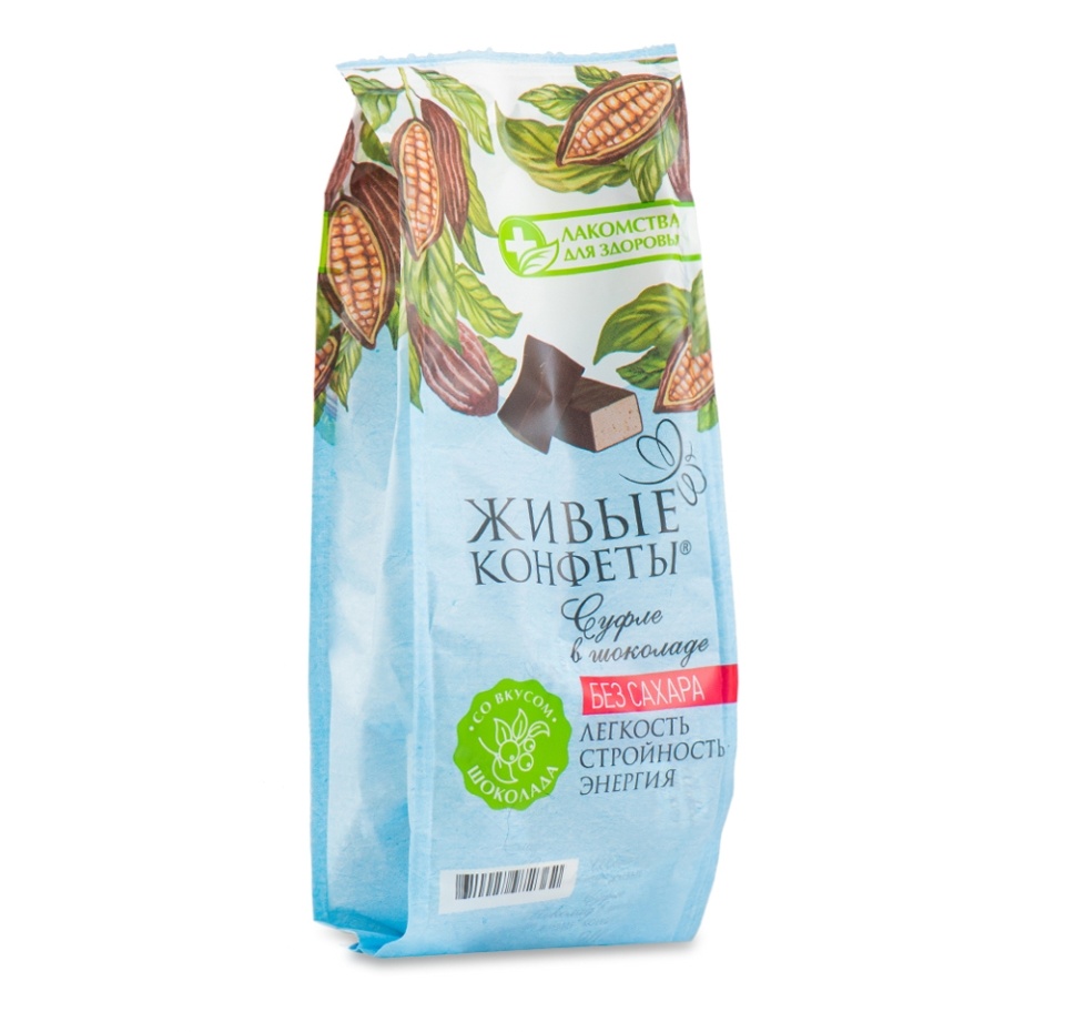 

Суфле Живые конфеты со вкусом Шоколада без сахара 150 г