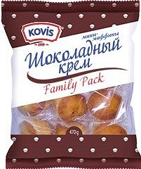 Мини маффин Ковис шоколадный крем вес 470 г РКК-Самара РОССИЯ