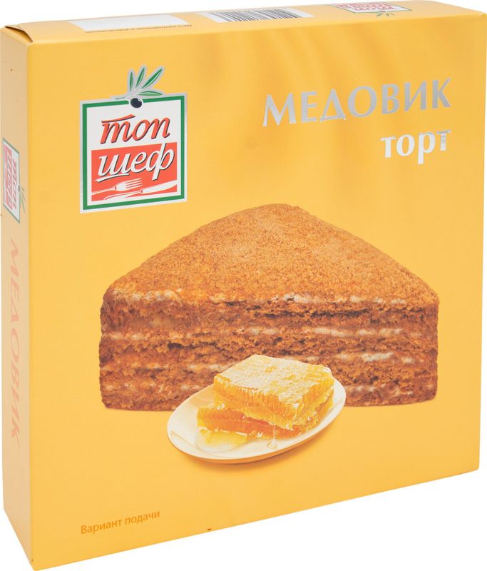

Торт Топ Шеф Медовик замороженный 450 г