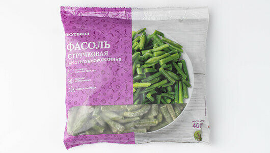 Фасоль стручковая свежезамороженная