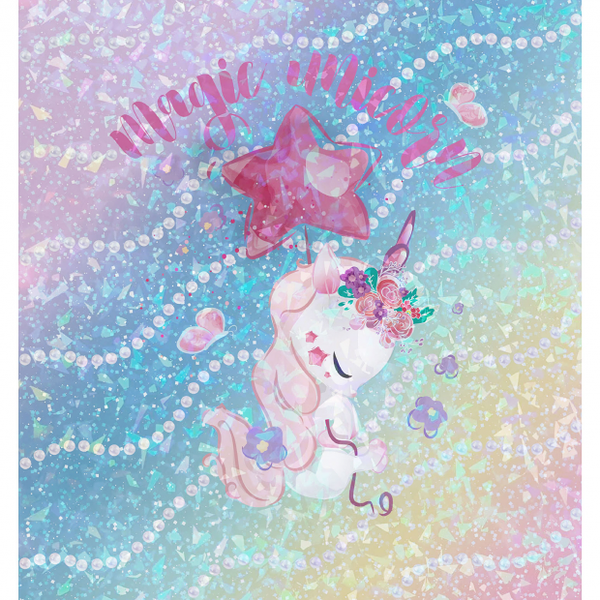 Папка-уголок Colorio Magic unicorn А4, 4 отделения