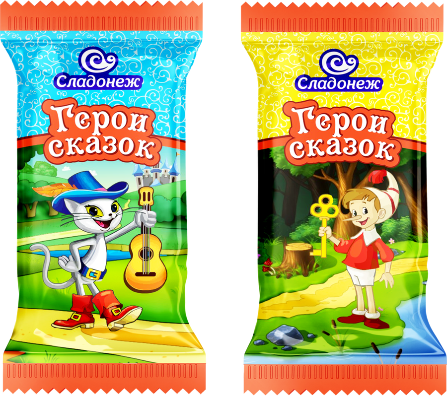 

Конфеты глазированные Сладонеж Герои сказок вес