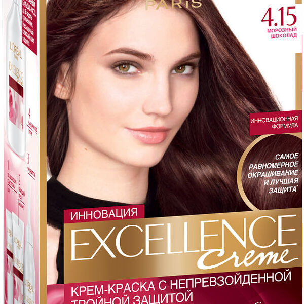 Крем-краска для волос L`Oreal Paris Excellence 4.15 Морозный шоколад