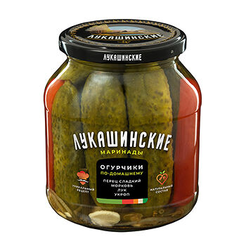 Огурчики по-домашнему Лукашинские маринады со сладким перцем