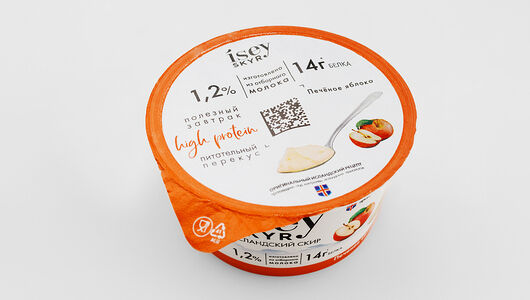 Скир Isey Skyr Печеное яблоко 1.2%