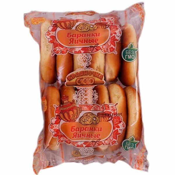 Баранки Краяночка Яичные, 450 г