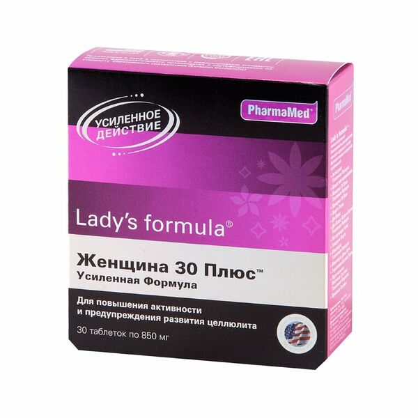 Lady's formula Женщина 30 Плюс Усиленная Формула, таблетки 30 шт