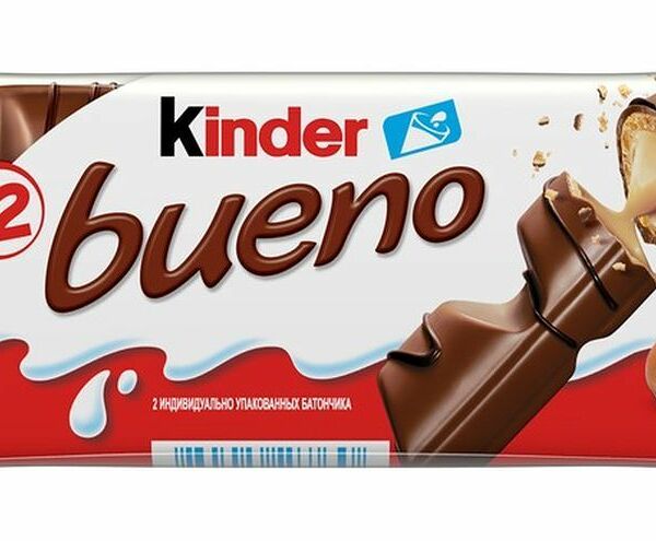 Вафли Kinder Bueno в молочном шоколаде (30 шт)