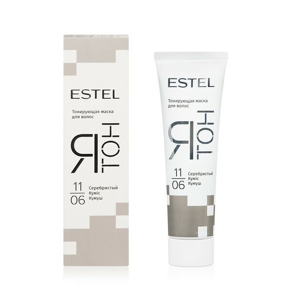 Эстель маска для волос тонирующая 11/06 серебристый, 60 мл