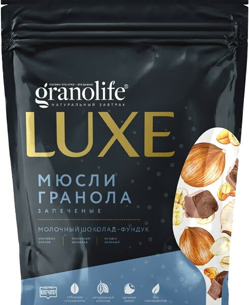 Гранола Granolife Молочный шоколад фундук 300г