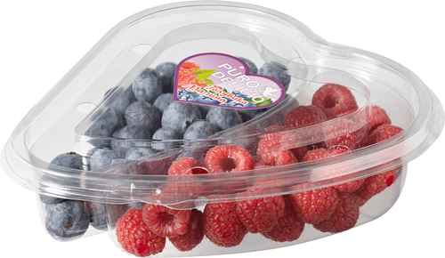 

Ягодный микс Сердце голубика и малина