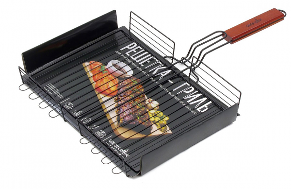 Решетка-гриль Green Glade 7001 двойная объемная антипригарная