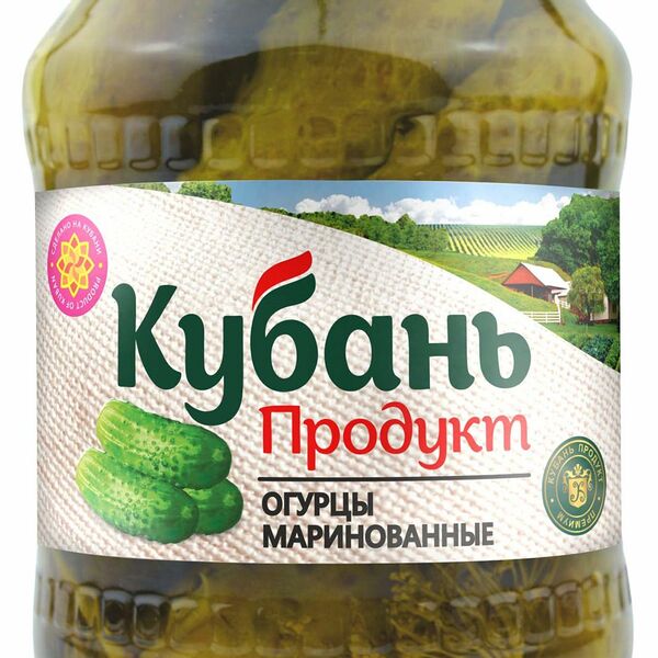 Огурцы Кубань Продукт маринованные 680 г