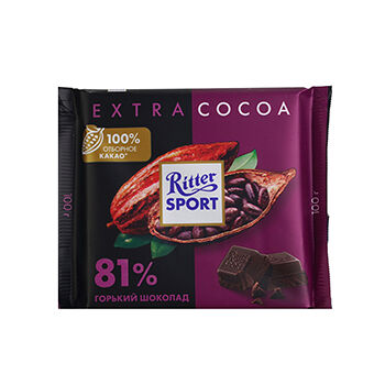 Шоколад Ritter Sport горький 81% 100г