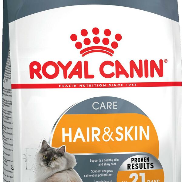 Royal Canin Hair & Skin Care для поддержания здоровья и шерсти кошек Курица