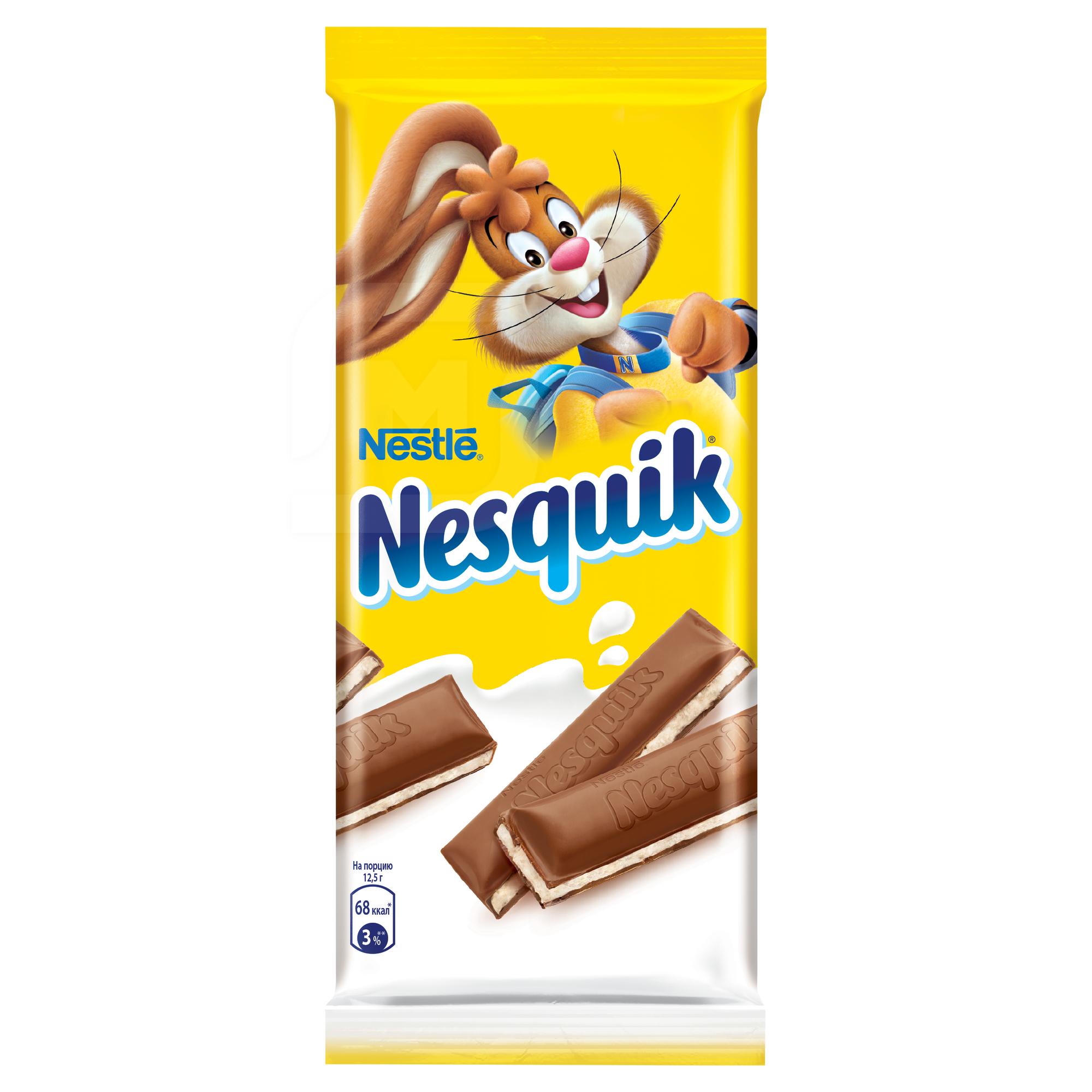 

Шоколад Nesquik Молочный с молочной начинкой